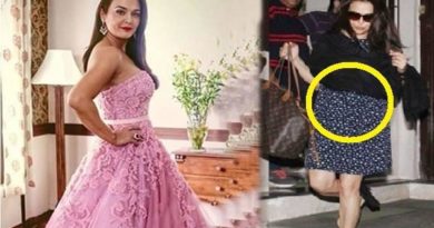 actress preity zinta came along with baby bump hidden from the cloth