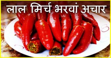 bihar famous bharwan lal mirch achaar recipe in hindi