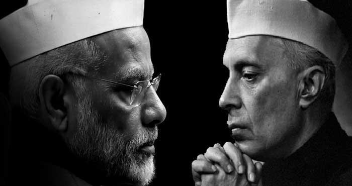 difference and similarity in videsh niti of modi and nehru