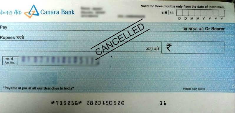 do you know why bank demands canceled check