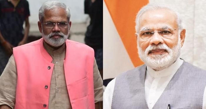 doppelganger of narendra modi is in trouble people question him when the good days will come