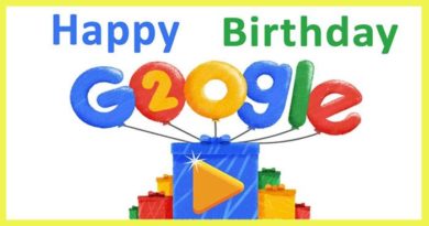 google celebrating 20th birthday special doodle