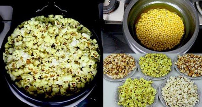 homemade popcorn in cooker lohri 2020