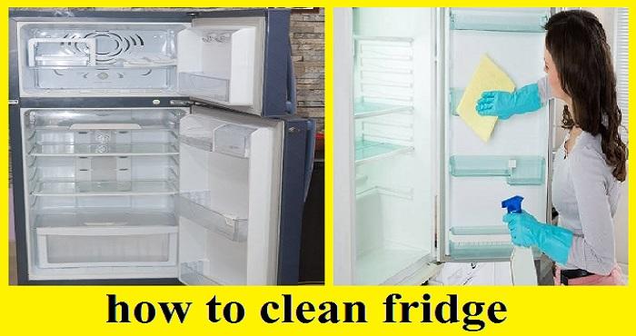 how to clean fridge at home easy step