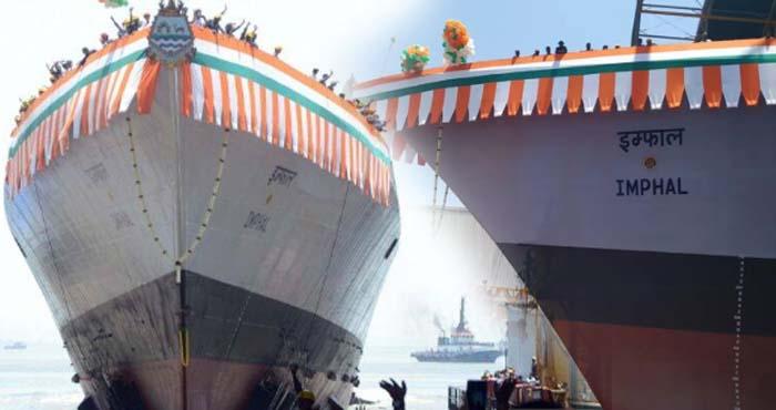 indian navy launched warship ins imphal