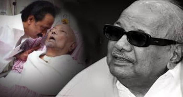 karuanidhi south indian leader pass away