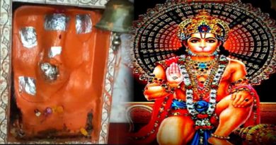 lord hanuman old statue burst suddenly mysteriously
