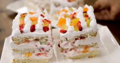 make tasty fruit pastry cake easy recipe