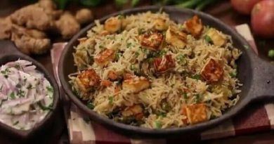 make tasty paneer pulav recipe