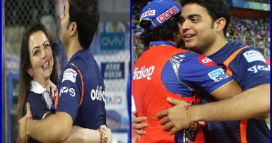 mumbai indians celebrates team win in ipl 2018 of owner