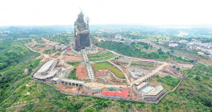 nathdwara rajasthan will become worlds tallest shiva idol in world
