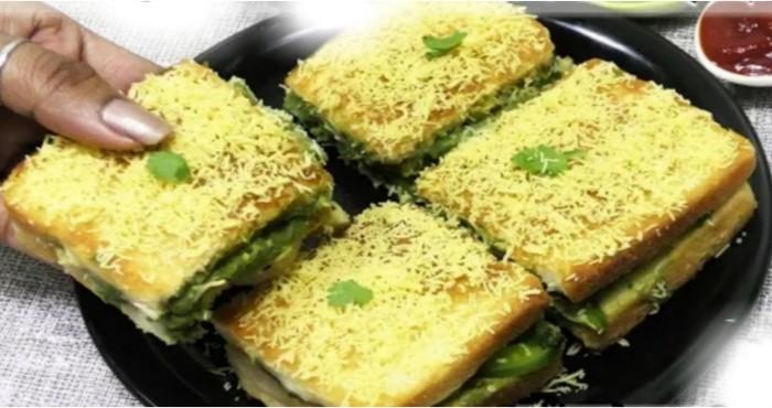 prepare mumbai street style sandwich