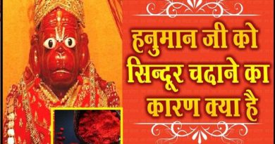 story of applying sindoor to lord hanuman