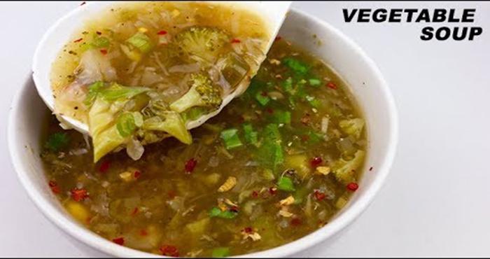 tasty and healthy vegetable soup recipe