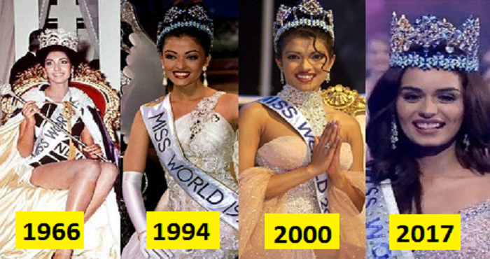 these 6 most beautiful girl and she won the miss world pageant