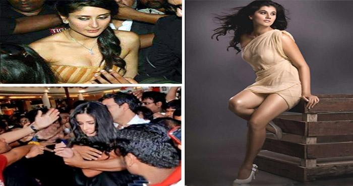 these bollywood actress molested public place